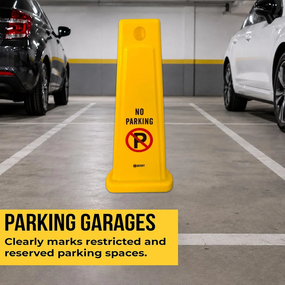 Berry 65CM Yellow No Parking Cone