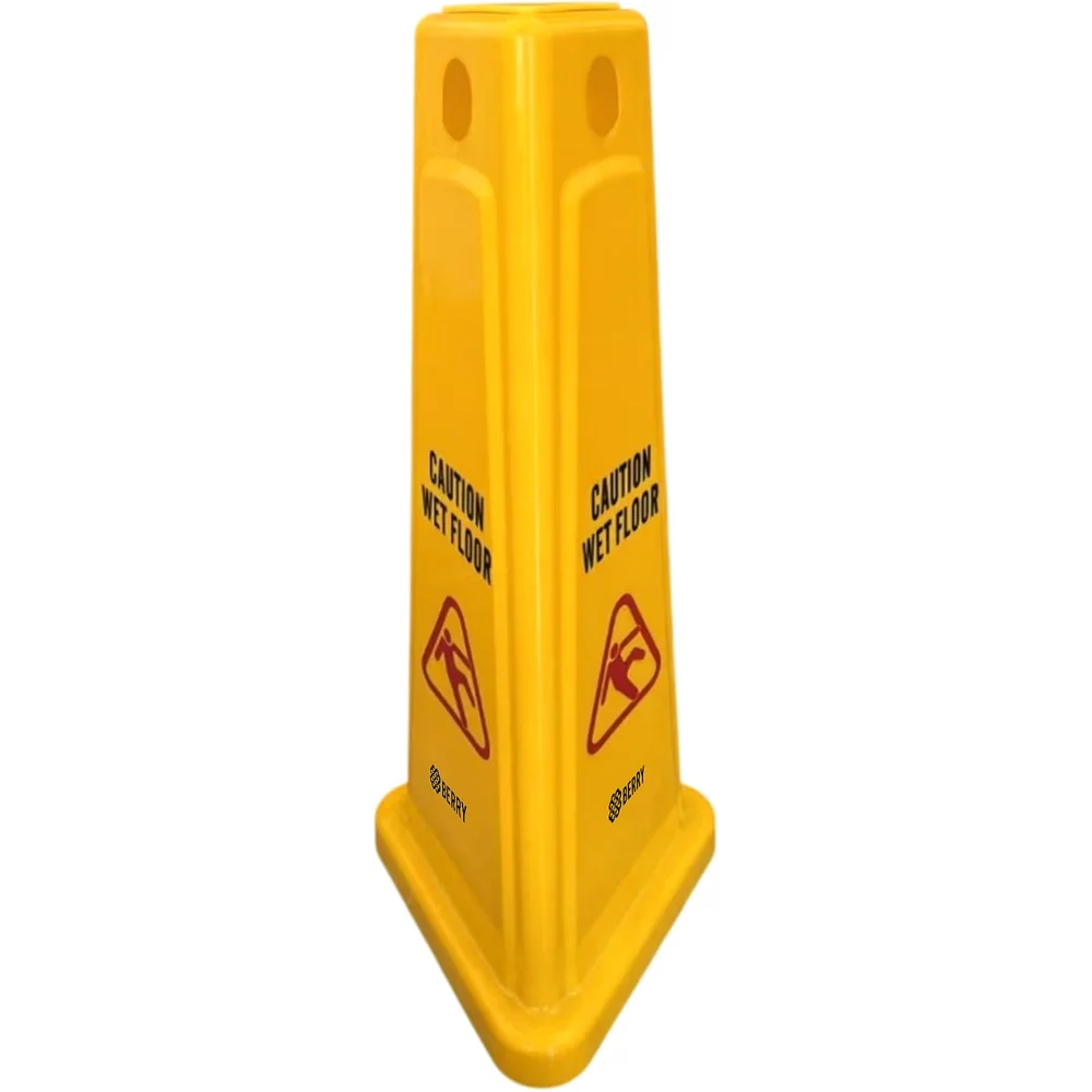 Berry 65CM Yellow Caution Wet Floor Cone