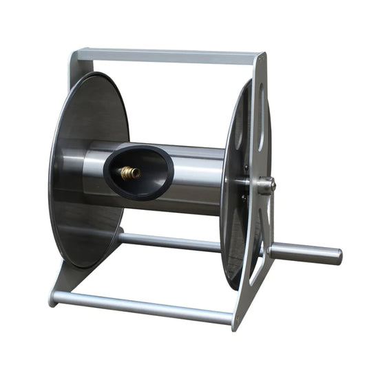 Stainless Steel Hose Reel with Brass Fittings